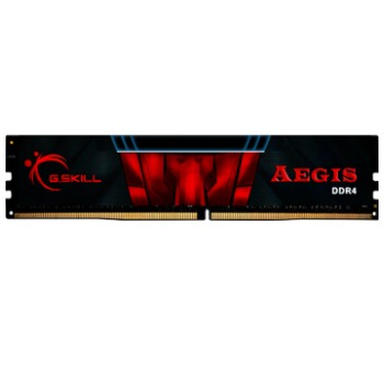 G.SKILL芝奇 AEGIS系列 DDR4 2400频率 8G 台式机内存(黑红色)