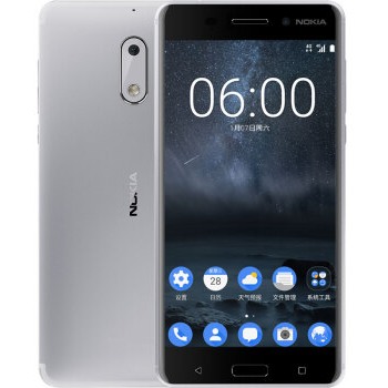 NOKIA/诺基亚 Nokia 6 4GB+64GB 智能手机 银白色