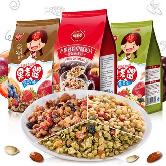福事多 水果谷粒燕麦片820克