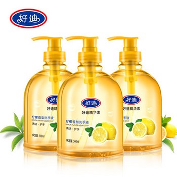 好迪 洗手液 柠檬清香型 500ml*3瓶