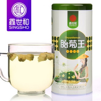 鑫世和 胎菊花茶 正宗桐乡杭白菊罐装