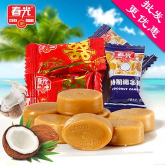 海南特产 春光椰子糖500g