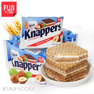 香港 不二良品 knappers 5层巧克力威化饼干420g