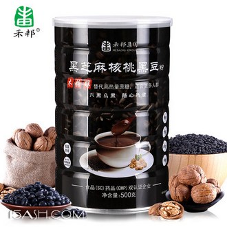 禾邦 黑芝麻核桃黑豆粉500g