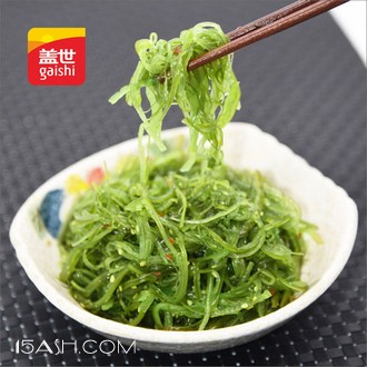 盖世 即食裙带菜海白菜500g 券后9.9元包邮