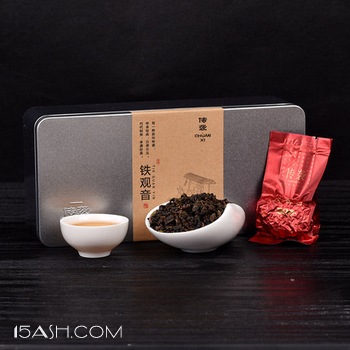 传袭 福建安溪铁观音乌龙茶叶铁盒装250g