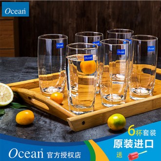 Ocean/鸥欣 家用 透明玻璃水杯6个