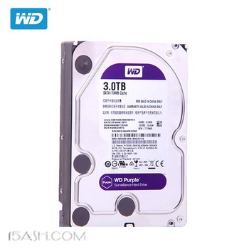 WD 西部数据 WD30EJRX 台式机监控硬盘 紫盘 3TB
