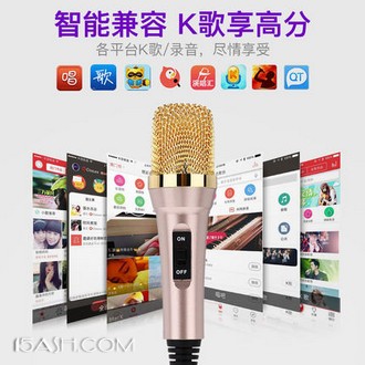 yAyusi 雅韵仕 全民K歌手机麦克风 直播话筒