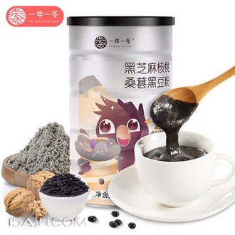 一年一冬 黑芝麻核桃黑豆粉黑芝麻糊