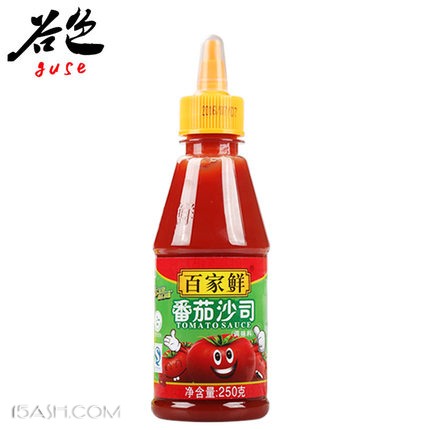 百家鲜 番茄沙司酱 250g挤压瓶