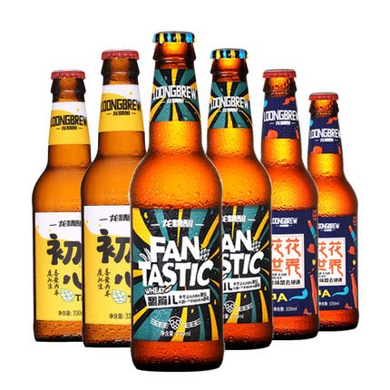 龙精酿 精酿啤酒组合330ml*6支