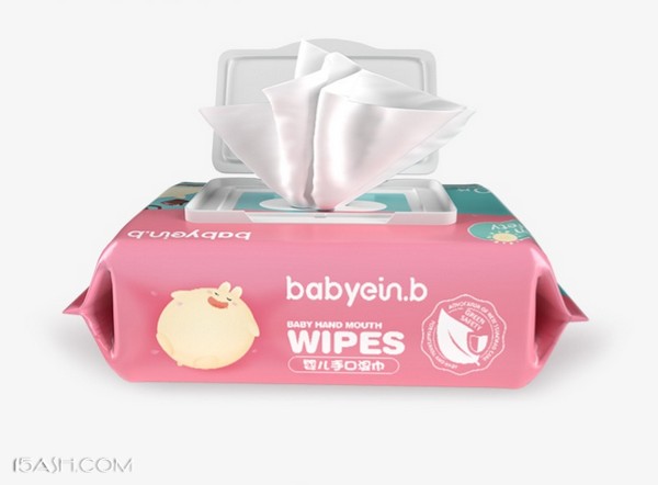 怡恩贝手口可用婴儿湿巾纸80抽*5包